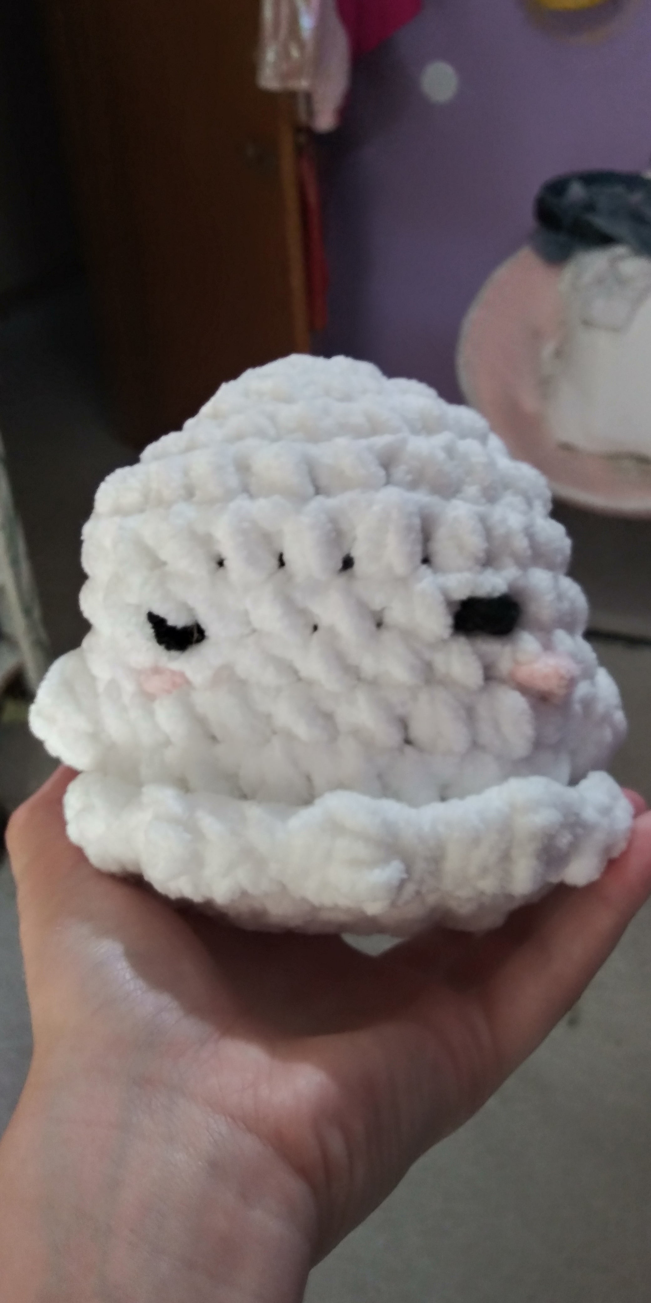 Cute ghost decoration and stuffy