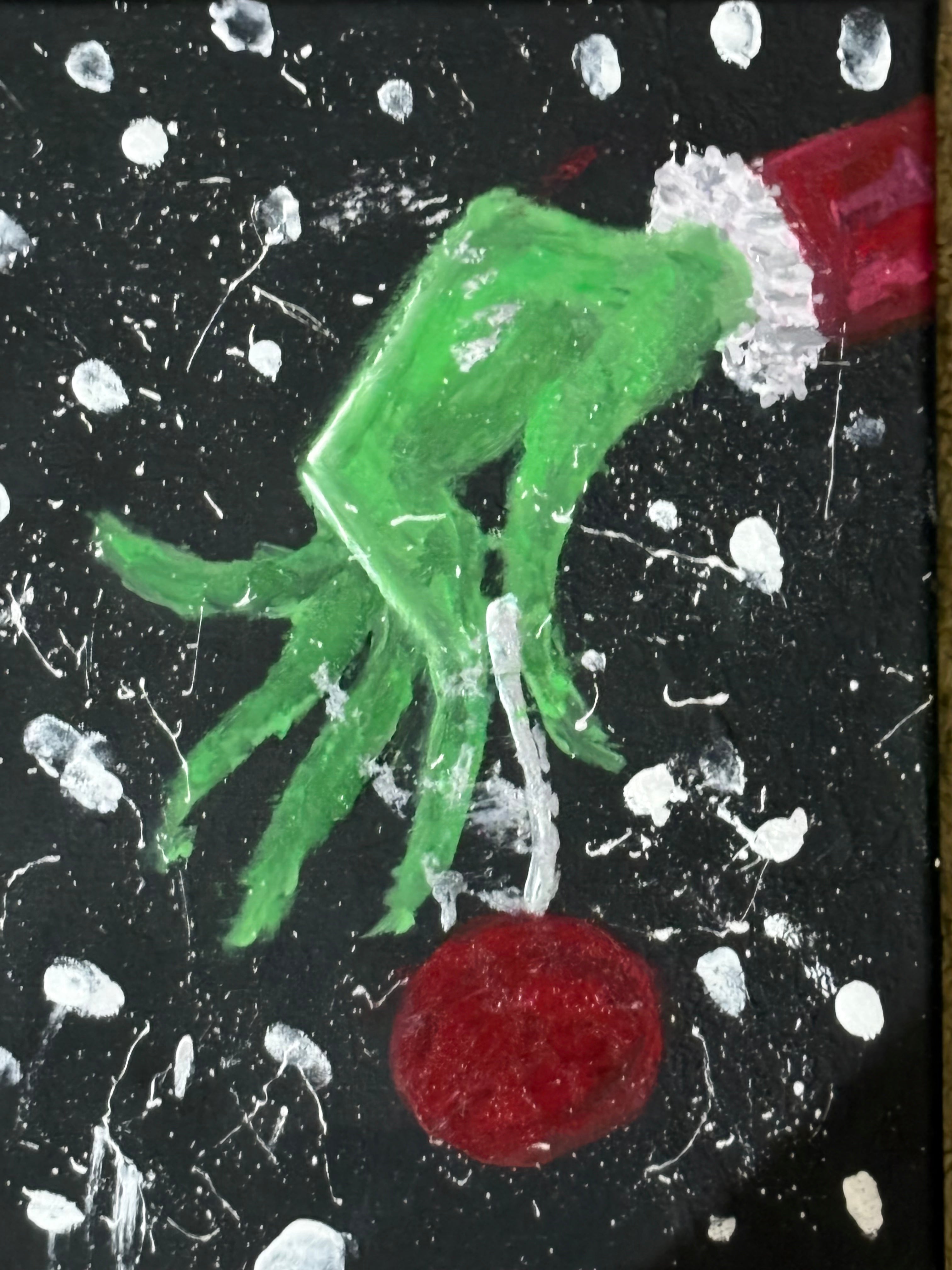 Limited time Christmas Grinch painting