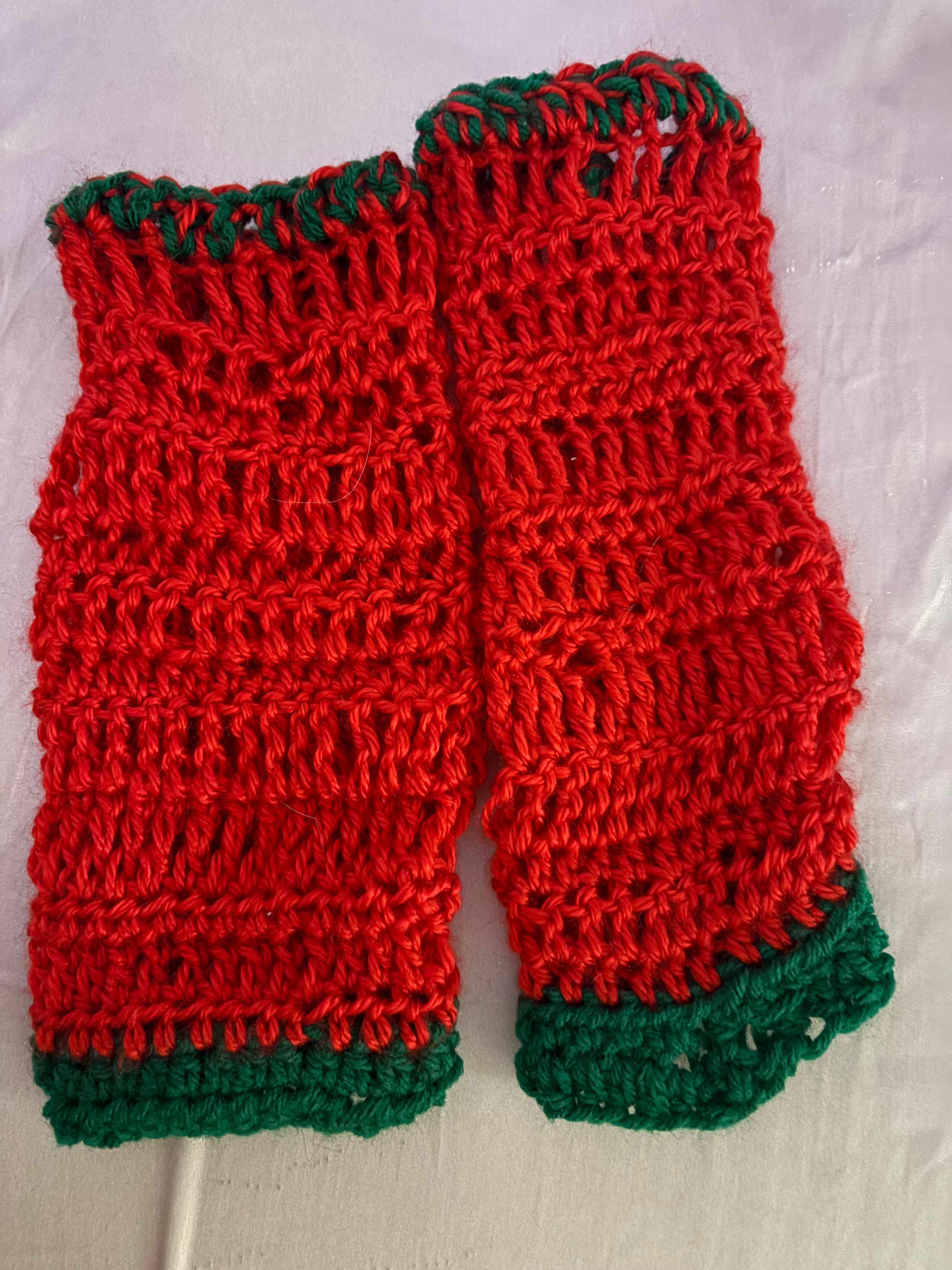 Christmas arm warmers!